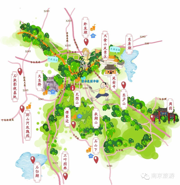 杭州旅游攻略图手绘：轻松规划行程，收藏艺术纪念，告别迷路烦恼